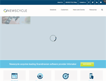 Tablet Screenshot of newscyclesolutions.com